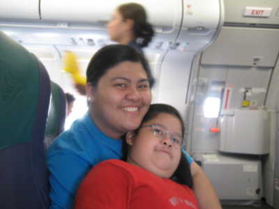 With Ate Lou on the way to Bohol